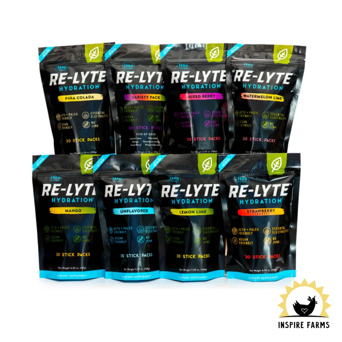 Re-Lyte Hydration Electrolyte Powder Stick Packs