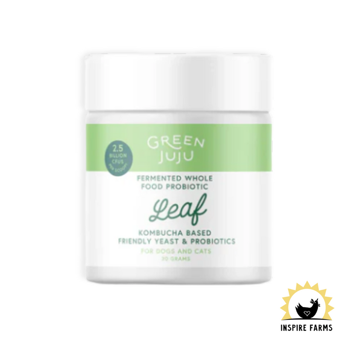 Green Juju Leaf Probiotic Powder for Dogs & Cats – 30g