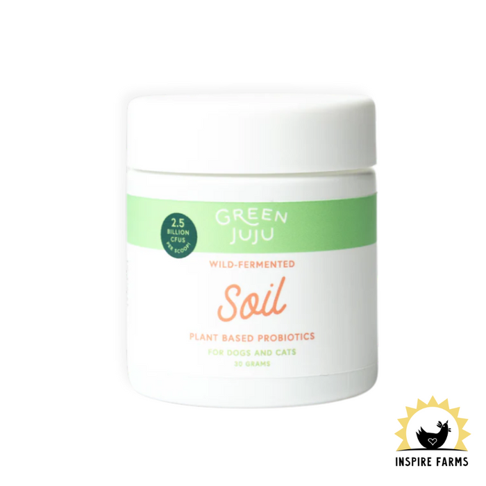 Green Juju Soil Probiotic Powder for Dogs & Cats – 30g