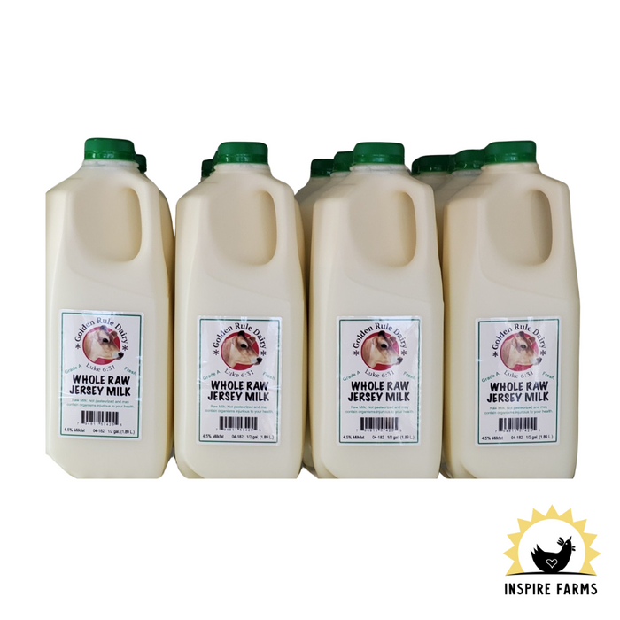 Golden Rule Raw Milk 1/2 gallon
