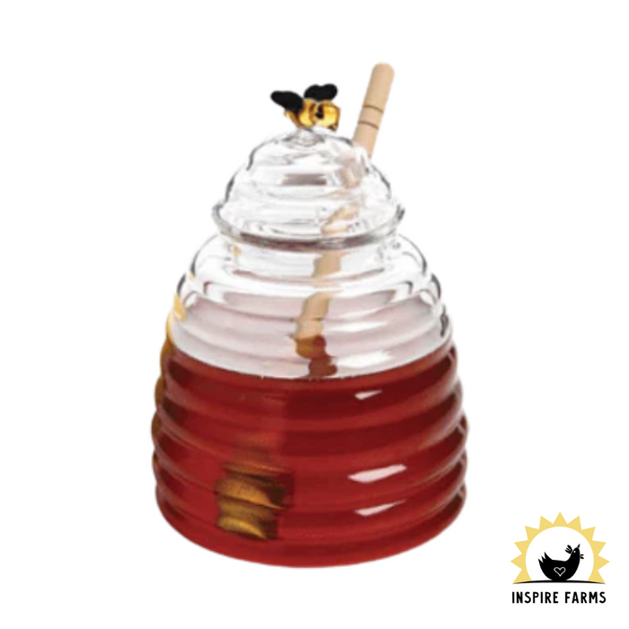 Honey Jar & Dipper Set
