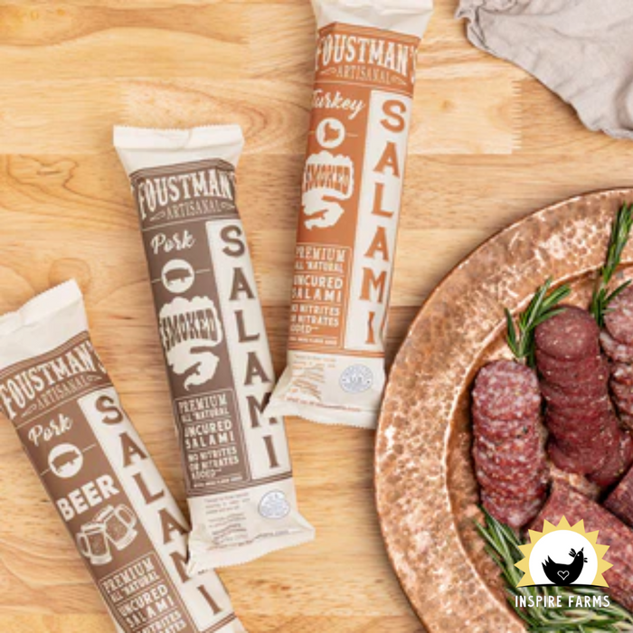 TURKEY SMOKED | FOUSTMAN'S UNCURED SALAMI