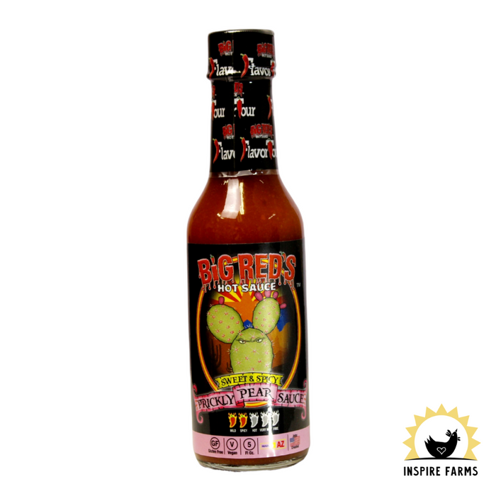 Big Red’s Sweet & Spicy Prickly Pear Sauce - 5 oz