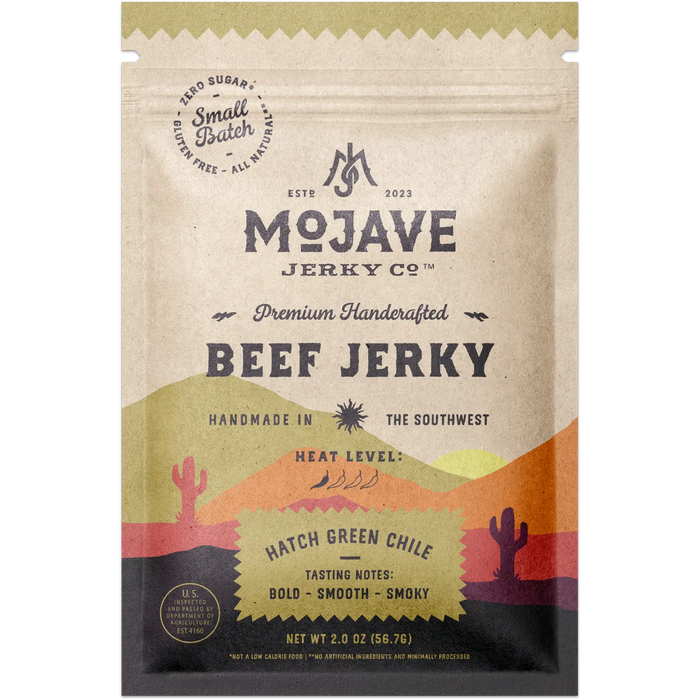 Mojave Jerky Co. - Hatch Green Chile Beef Jerky