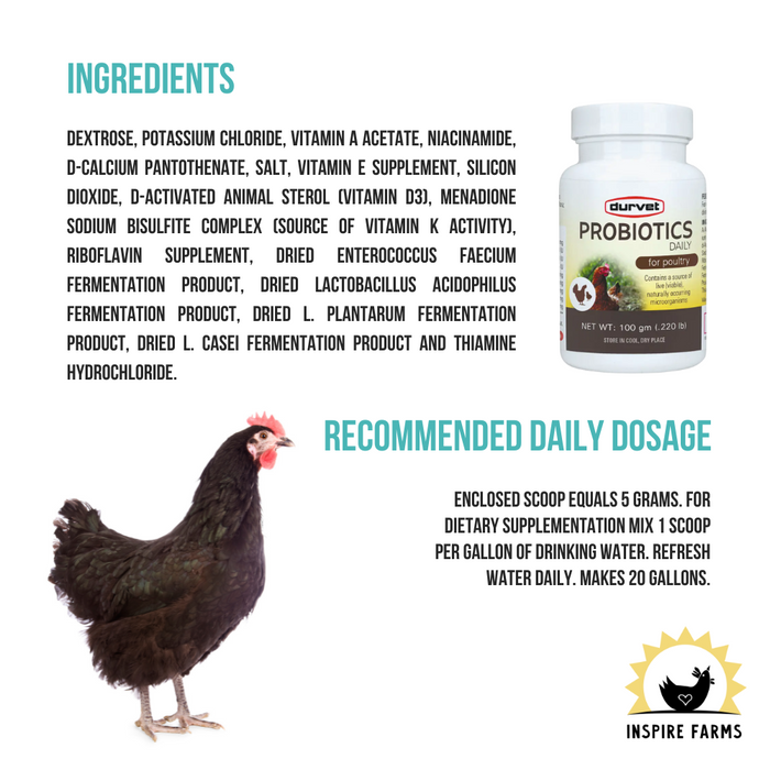 Probiotics Daily for Poultry 100g