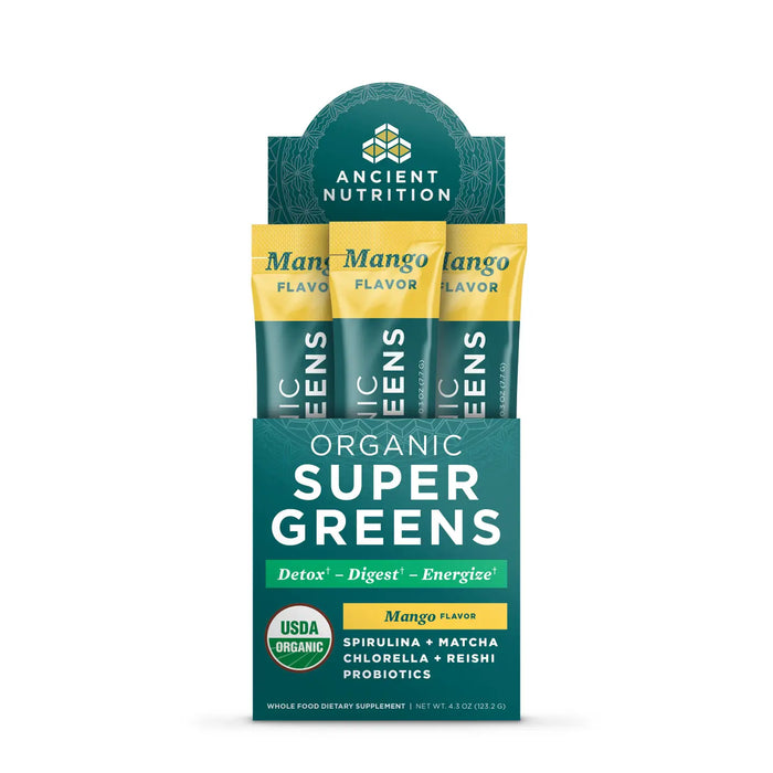 Ancient Nutrition Orgnaic Super Greens - singles
