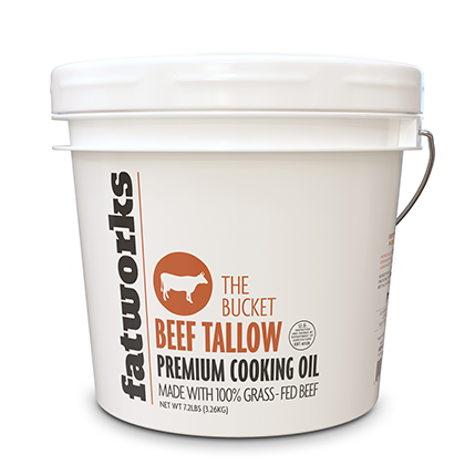 Grass Fed Tallow, 1 Gallon