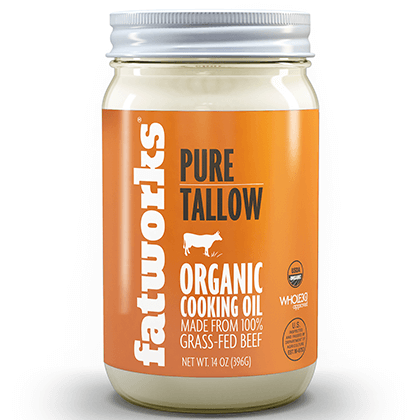 Organic Grass Fed Tallow 14 OZ