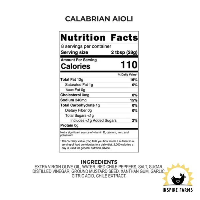 Queen Creek Olive Mill - Calabrian Aioli - 8oz