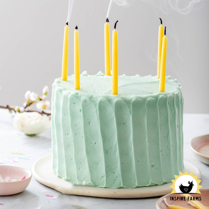 100% Pure Beeswax Birthday Candles