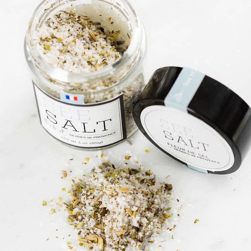 SEE SALT - Herbes de Provence Fleur de Sel Sea Salt (3oz) — Inspire Farms