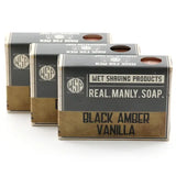 Wet Shaving Products - Bar Soap - Black Amber Vanille