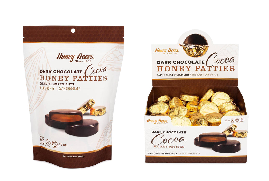 Honey Acres Inc. - Dark Chocolate Cocoa Honey Patties