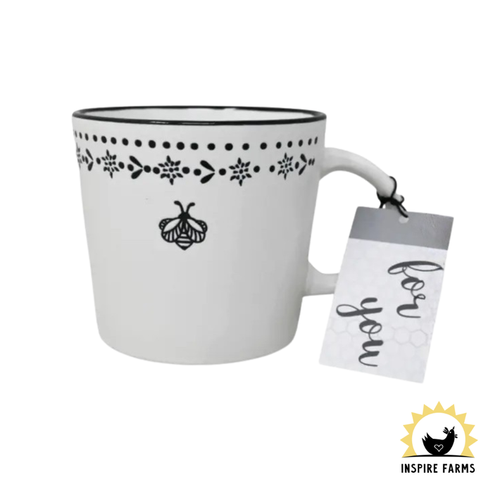 “Bee Yourself” Ceramic Mug 18oz
