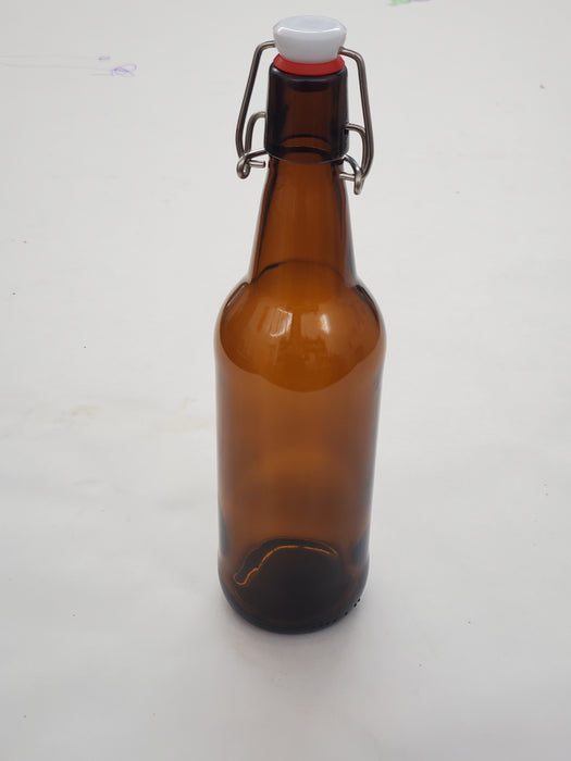 Amber Swing Top Bottles 10 pack