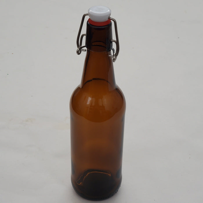 Amber Swing Top Bottles 10 pack