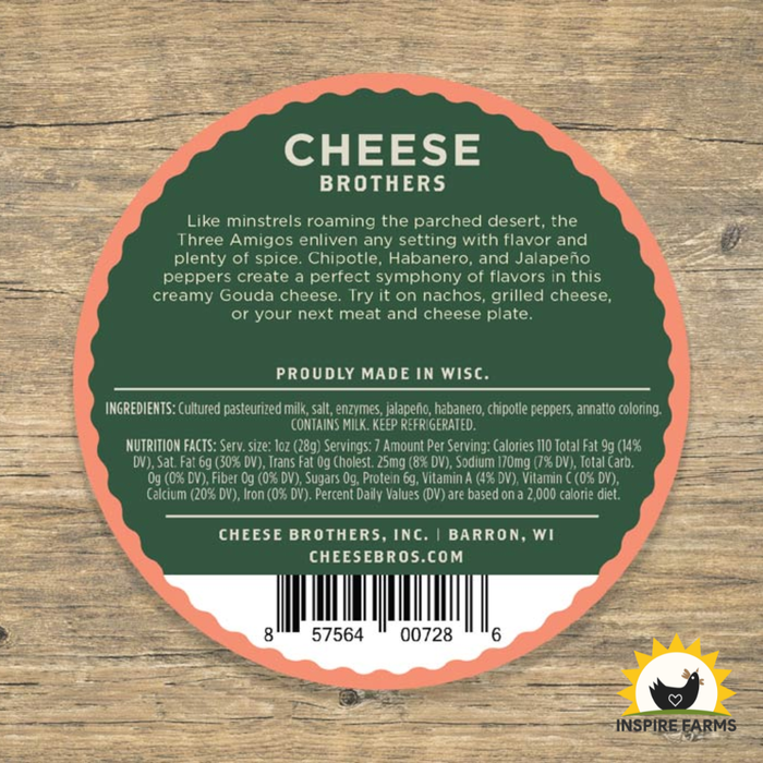 Cheese Brothers - 3 Amigos Spicy Gouda