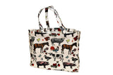 Fluffy Layers™ PVC Tote Bag - Country Girl Roosters & Roses