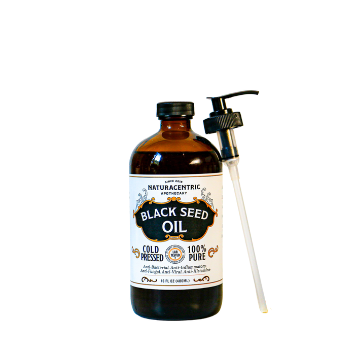 Naturacentric - Organic Cold Processed Non GMO Black Seed Oil