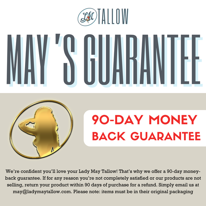 Unscented Grass Fed Bulk Beef Tallow - 8 Pounds