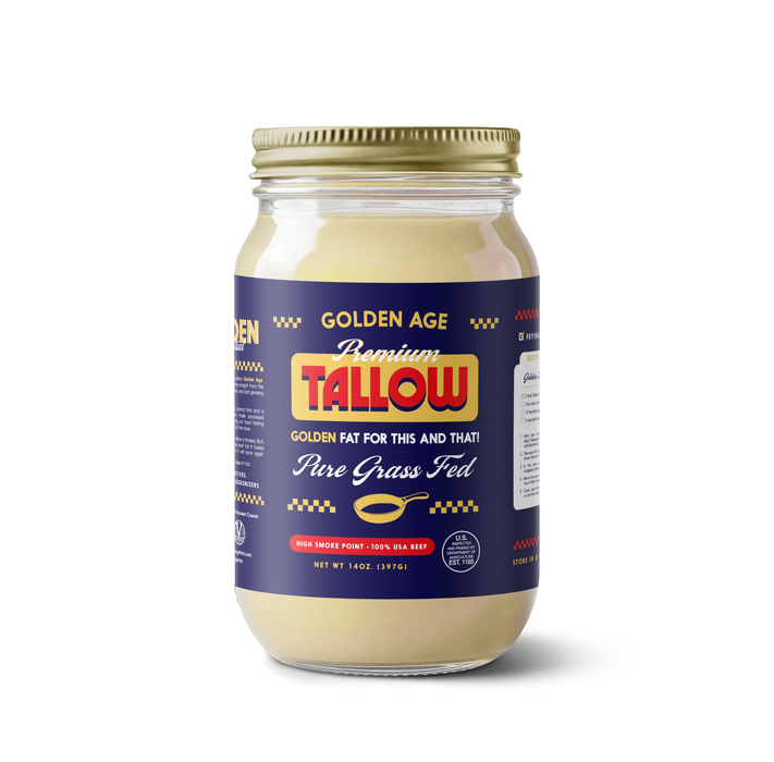 Grass Fed Beef Tallow 14oz
