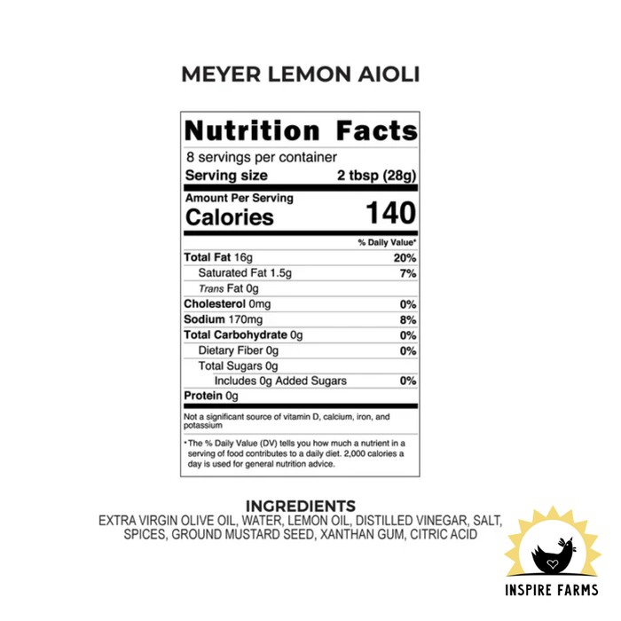 Queen Creek Olive Mill - Meyer Lemon Aioli - 8oz