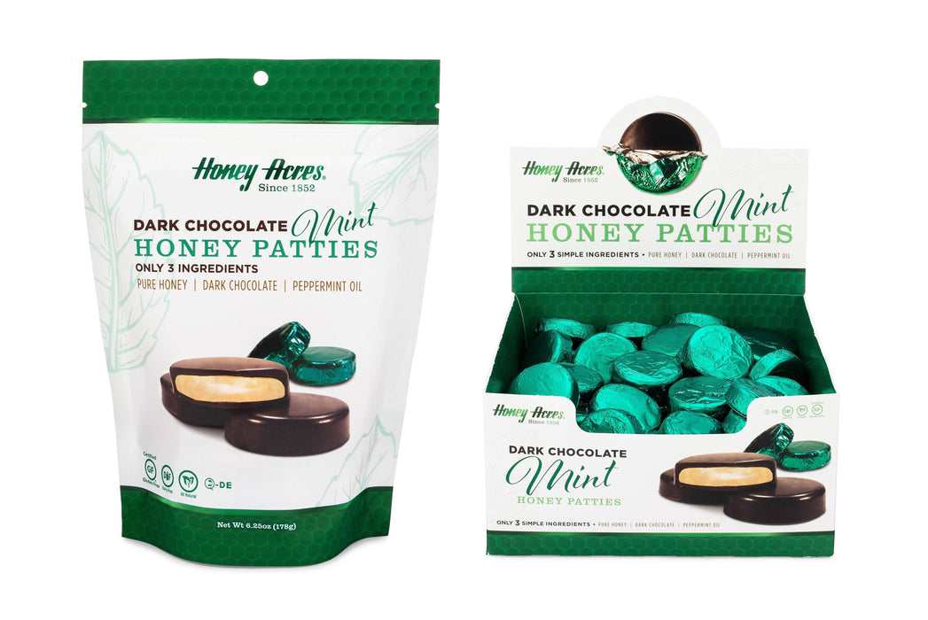 Honey Acres Inc. - Dark Chocolate Mint Honey Patties