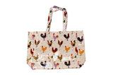 Fluffy Layers™ PVC Tote Bag Country Girl Fashion: Colorful Farm Animals