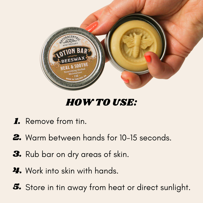 Naturacentric Beeswax Salves & Lotion Bar