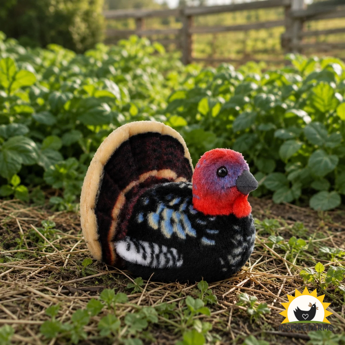 Audubon Ii Wild Turkey Stuffed Animal W Sound 5.5"