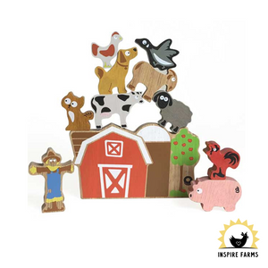 Balance Barn Game - Stacking Game & Farm Playset