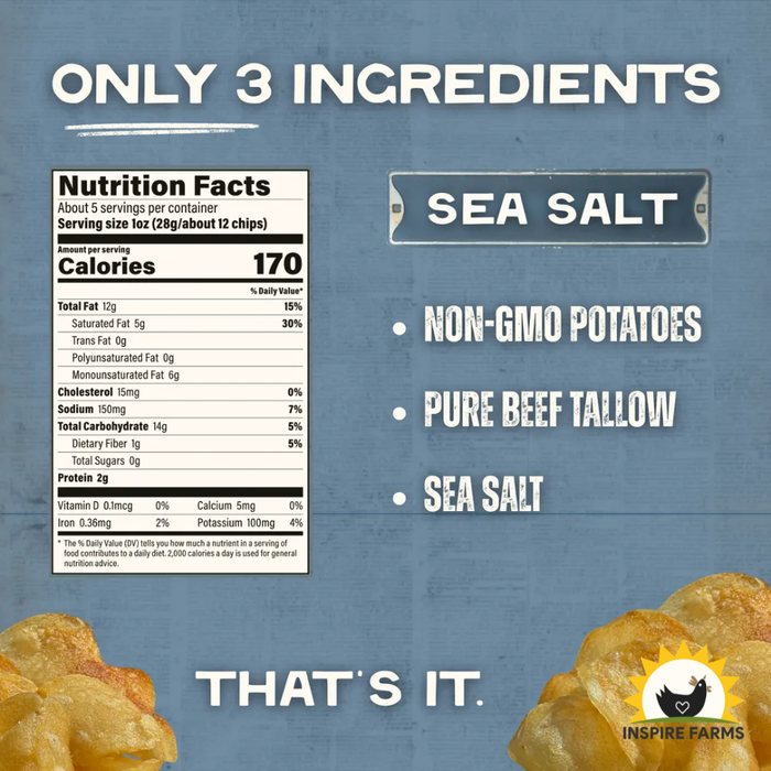 Beefys Own Tallow Potato Chips