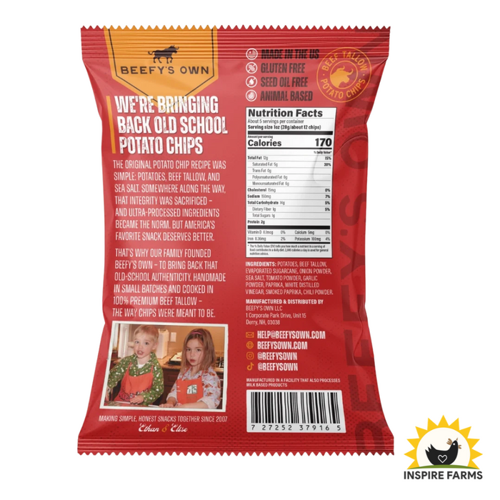 Beefys Own Tallow Potato Chips