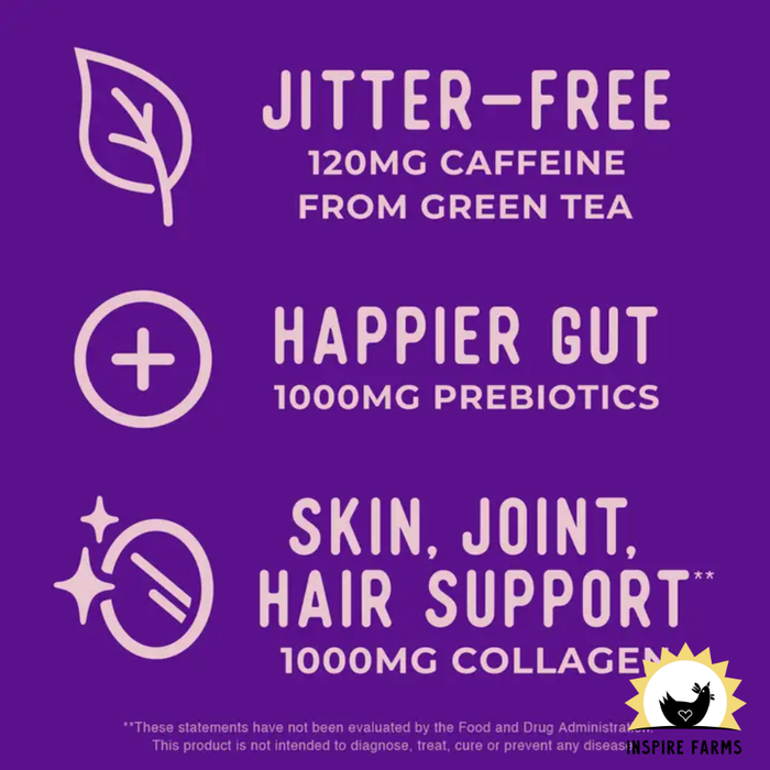 Gut Health Prebiotic & Collagen Energy Drink 12oz