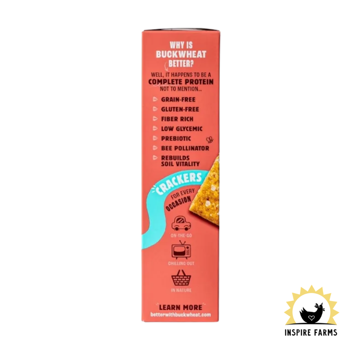 Better with Buckwheat Maine Crisps