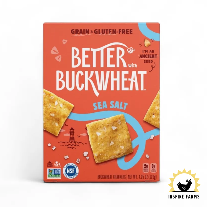 Better with Buckwheat Maine Crisps