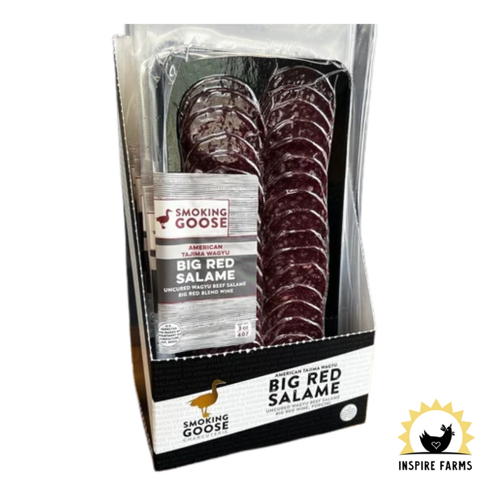 Big Red Wagyu Salame – Sliced