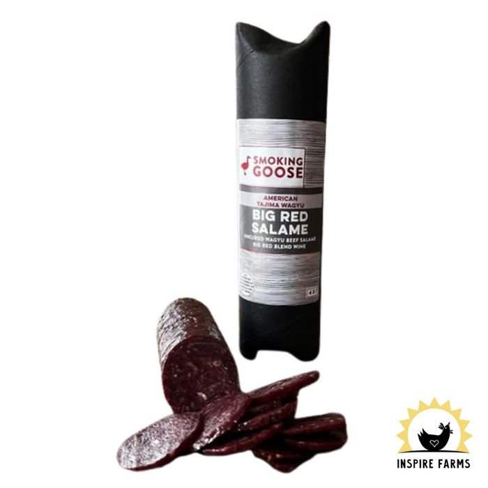 Big Red Wagyu Salame – Sliced