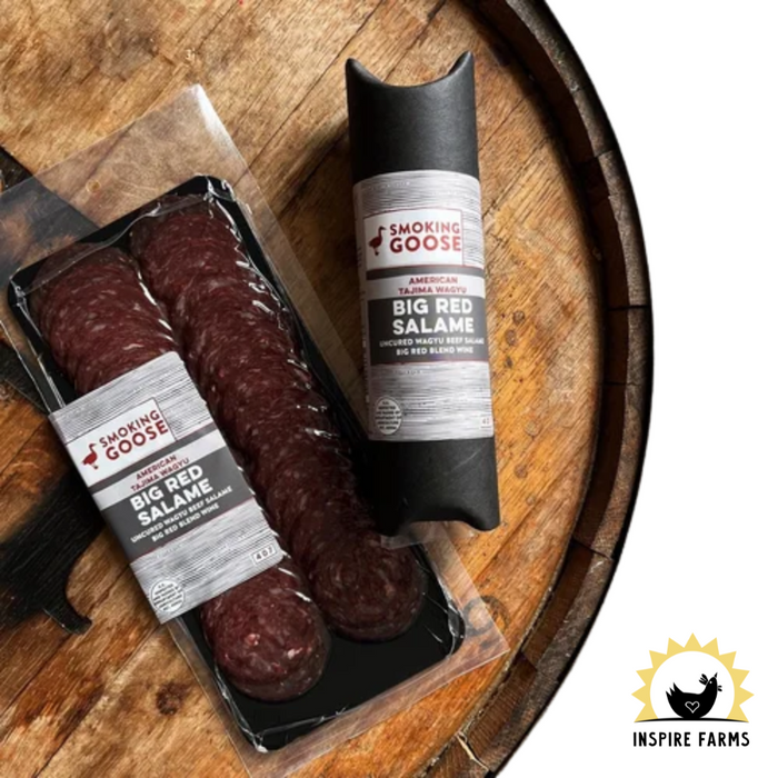 Big Red Wagyu Salame – Sliced