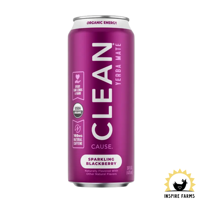 Organic Yerba Mate Tea – Sparkling & Non-Carbonated Energy Drink 16oz