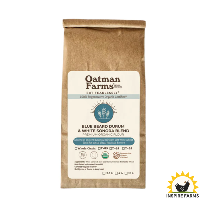 Blue Beard Durum & White Sonora Flour Blend - 2.5lb