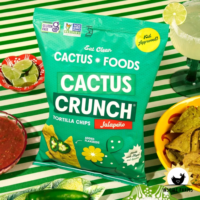 Cactus Crunch Tortilla Chips – Jalapeño
