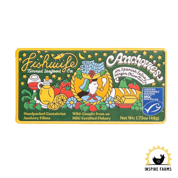 Fishwife Cantabrian Anchovies in Extra Virgin Olive Oil