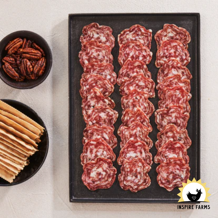 Charlito’s Cocina Trufa Seca Black Truffle Salami (Pre-Sliced)