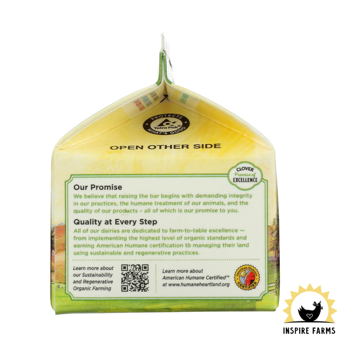 Clover Sonoma Organic Heavy Whipping Cream (Half Pint)