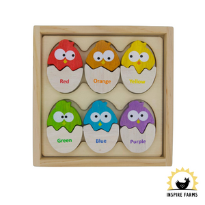 Color 'N Eggs - Bilingual Matching Puzzle