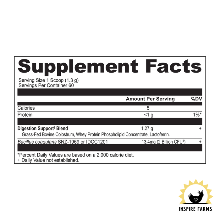 Colostrum Powder Gut & Immune Support - 60 servings