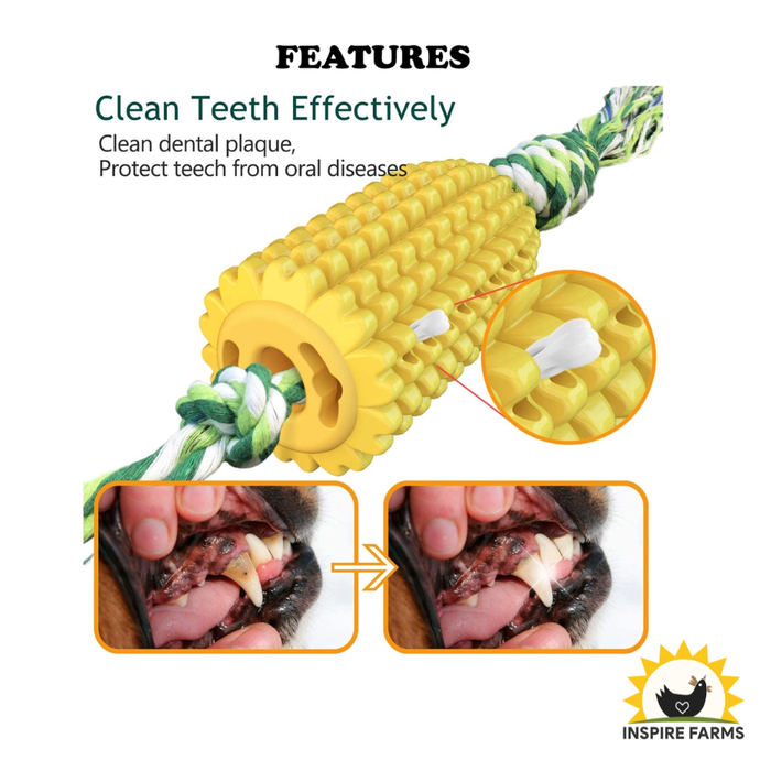 Corn Stick Dental Cleaning Dog Chew Toy