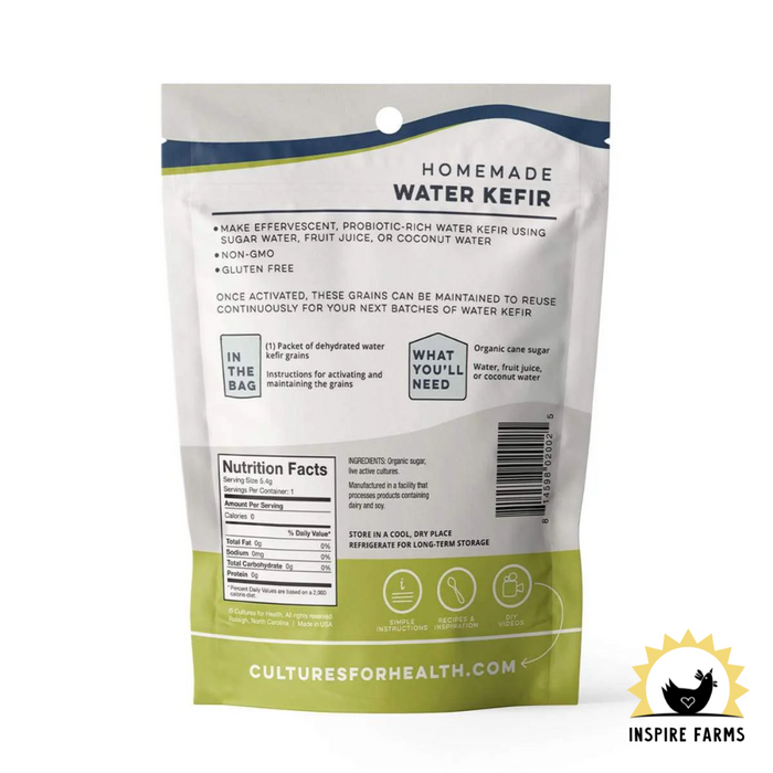 Cultures for Health - Water Kefir Grains, Case (8 units)