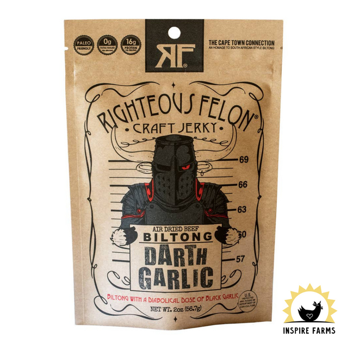 Righteous Felon Beef Jerky 2oz